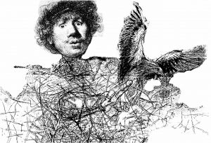 Cedrón "Rembrandt y el pájaro" 2017 - 