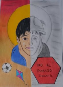 SEGUNDO PREMIO - LAS DOS CARAS DE LA REALIDAD -Tiziano Ivan Miño - Categoría 9 a 12 años